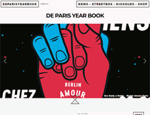 Tablet Screenshot of deparisyearbook.com